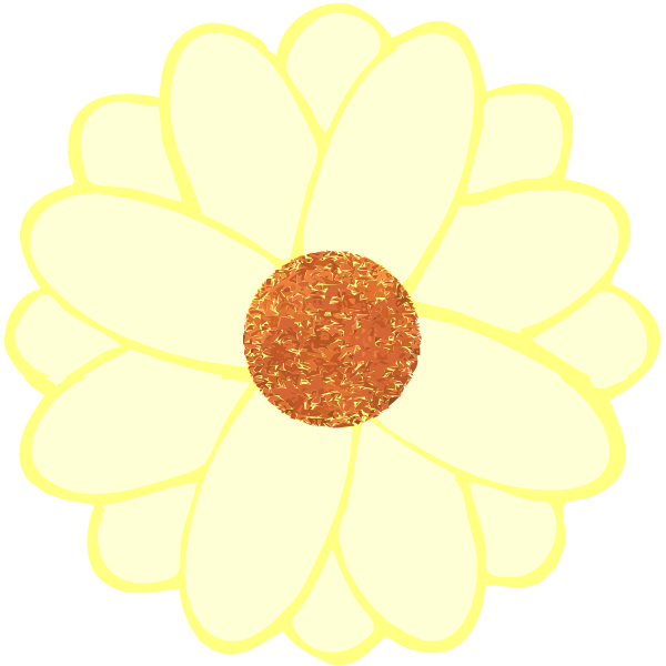 SVG Vector image of daisy petals