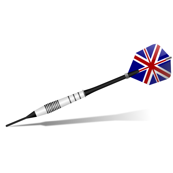 SVG Vector image of dart arrow
