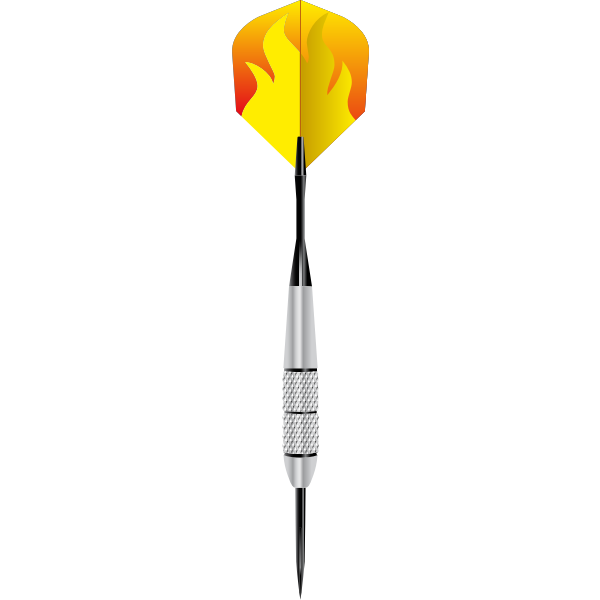 SVG Vector image of dart arrow