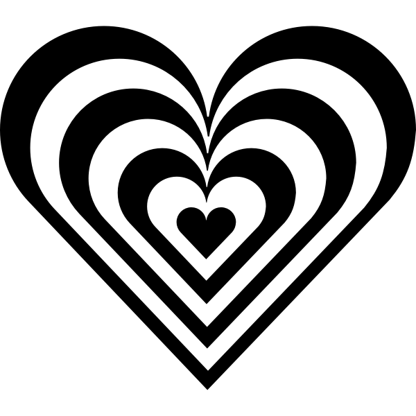 SVG Vector image of decorative heart
