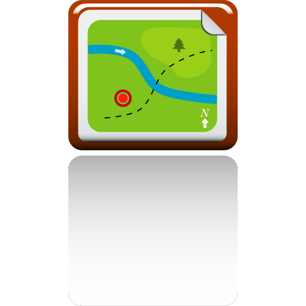 SVG Vector image of direction map icon