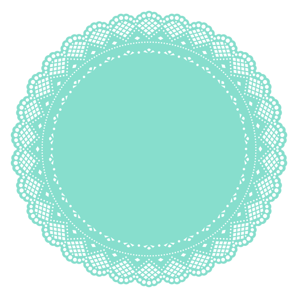 SVG Vector image of doily