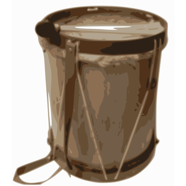 SVG Vector image of drum