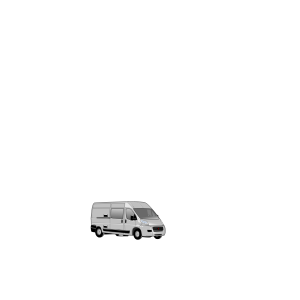 SVG Vector image of Ducato delivery van