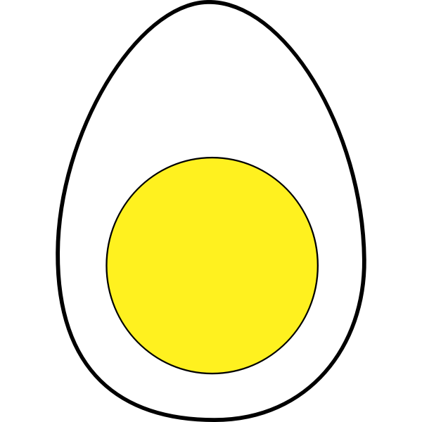 SVG Vector image of egg