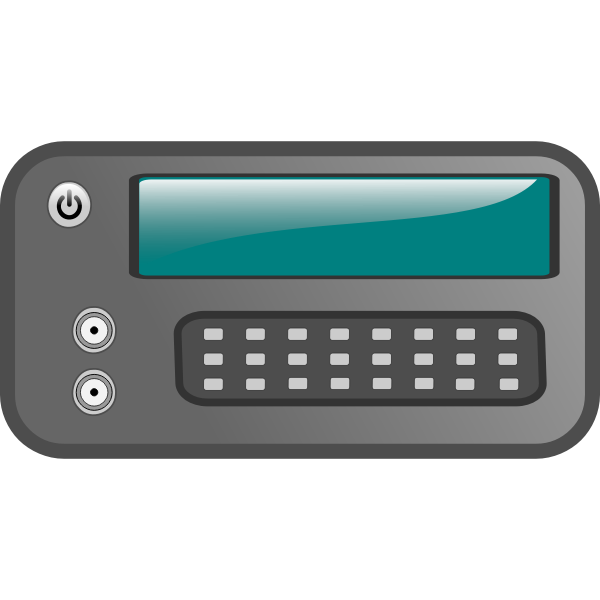 SVG Vector image of electric function generator machine