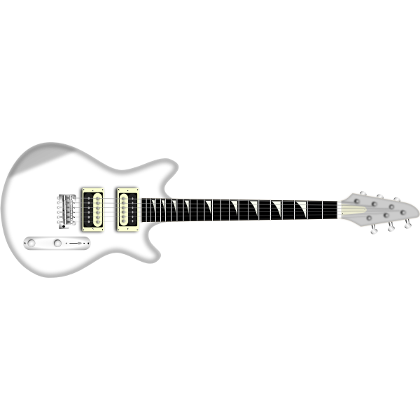 SVG Vector image of electric guitar