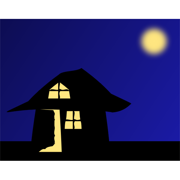 SVG Vector image of fairytale house
