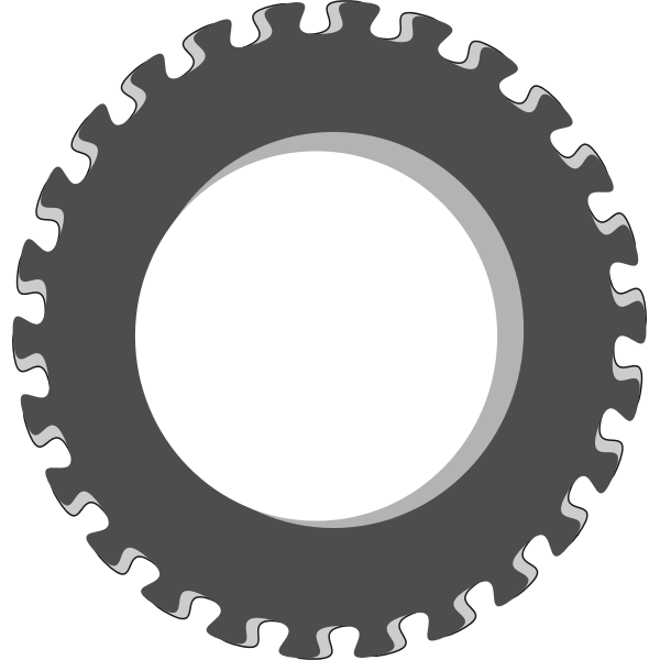 SVG Vector image of fancy gear wheel