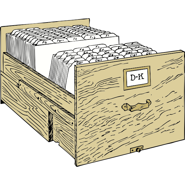 SVG Vector image of file cabinet