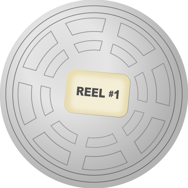 SVG Vector image of film reel