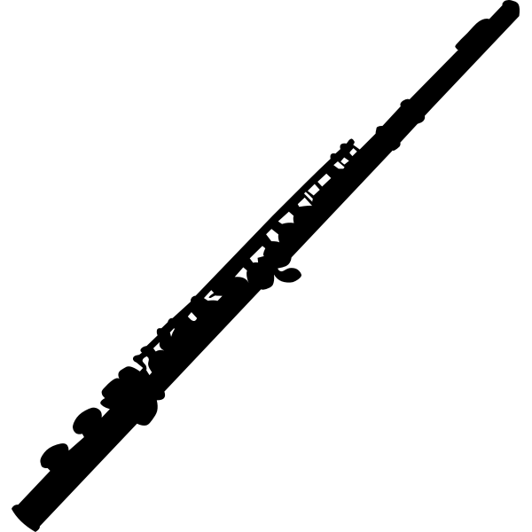 SVG Vector image of flute