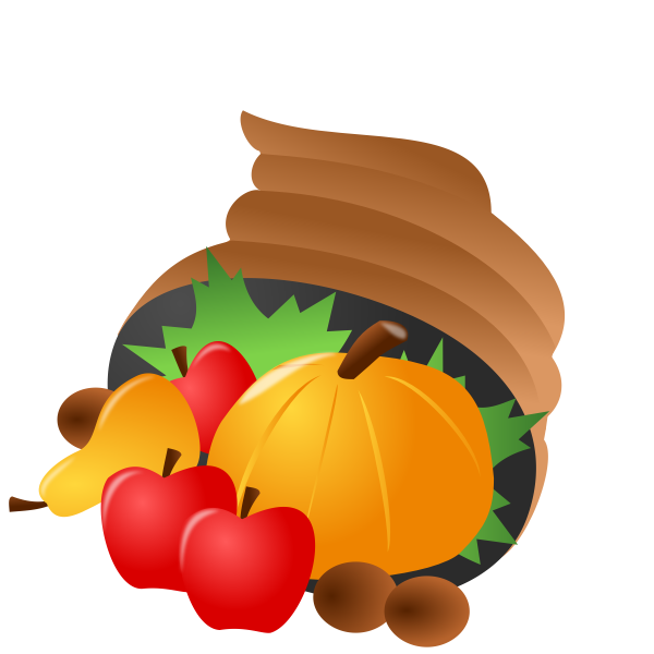 SVG Vector image of fruits and vegetables