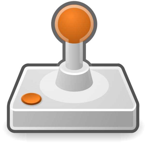 SVG Vector image of gaming console joystick sign