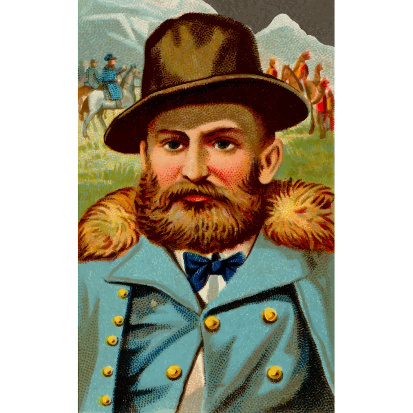 SVG Vector image of general Crook