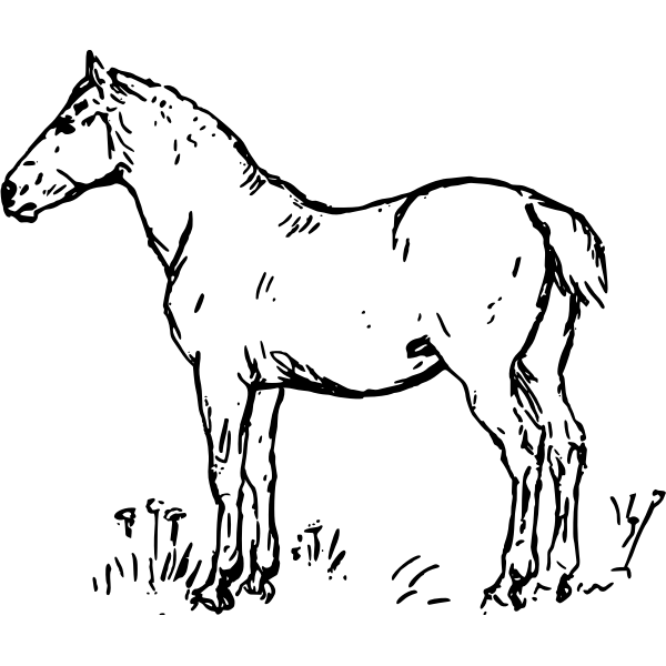 SVG Vector image of grayscale raindeer