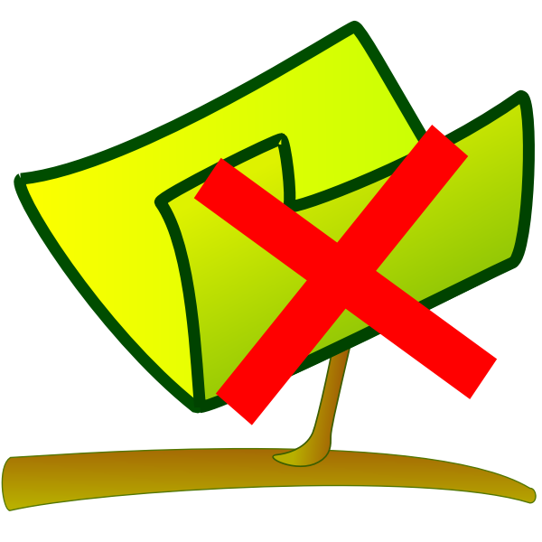SVG Vector image of green NFS unmount sign