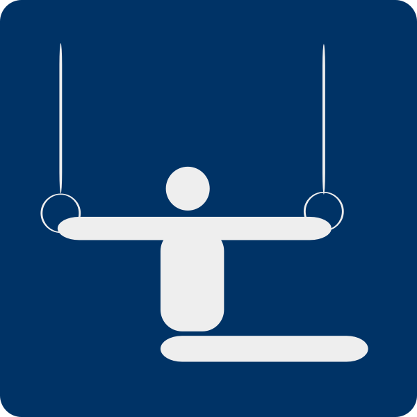 SVG Vector image of gymnastics pictogram