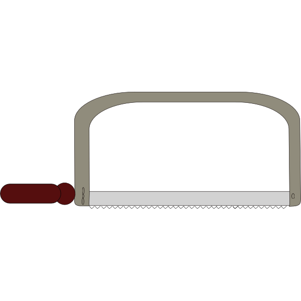 SVG Vector image of handsaw