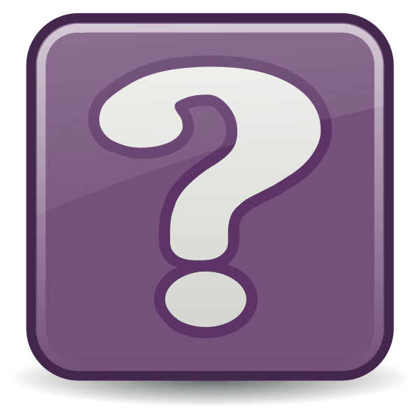 SVG Vector image of help icon for web design