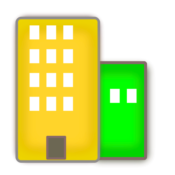 SVG Vector image of housing estate