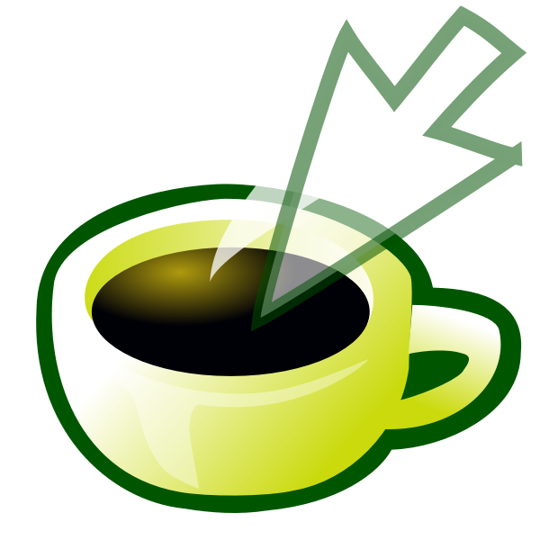 SVG Vector image of internet coffee shop sign