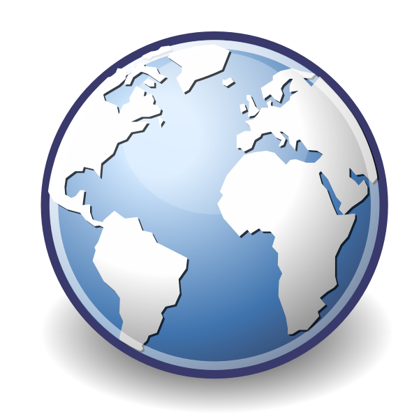 SVG Vector image of internet web browser icon