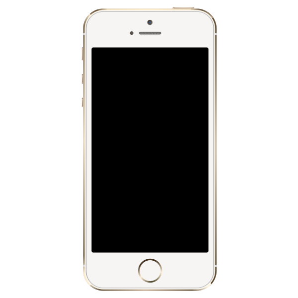 SVG Vector image of iPhone 5S