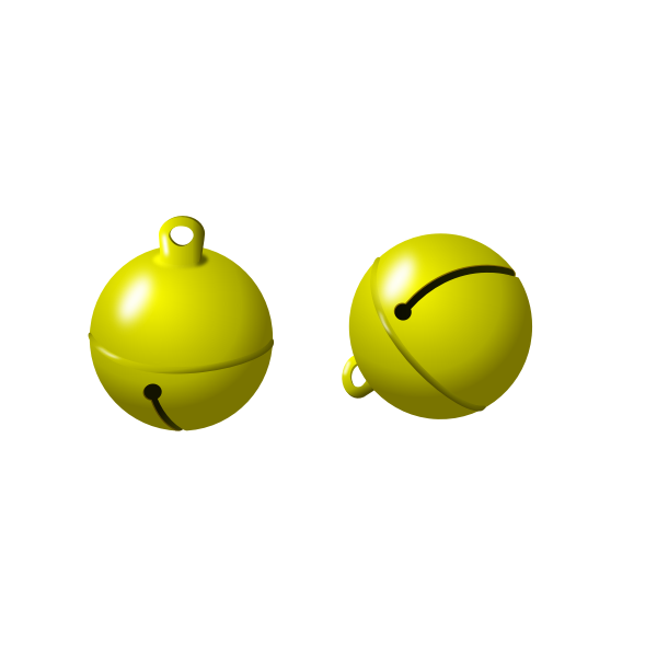 SVG Vector image of jingle bells decorations