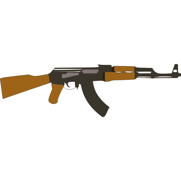 SVG Vector image of Kalashnikov