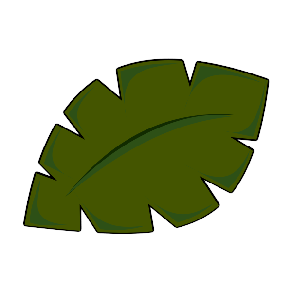 SVG Vector image of leaf