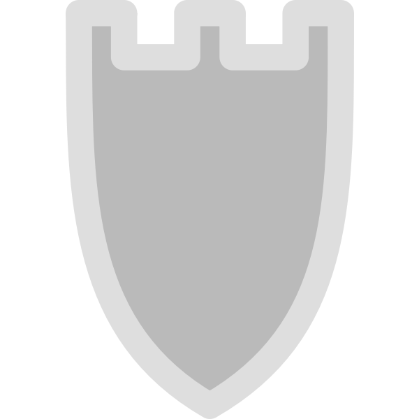 SVG Vector image of light chess figure rook