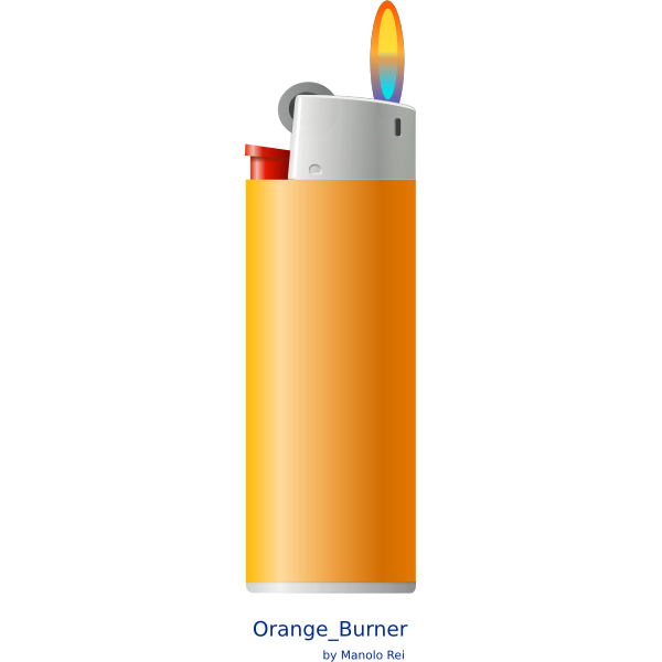 SVG Vector image of lighter
