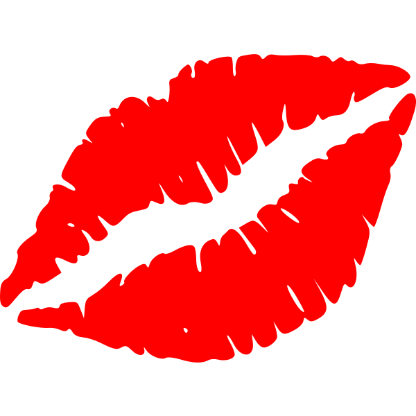SVG Vector image of lips