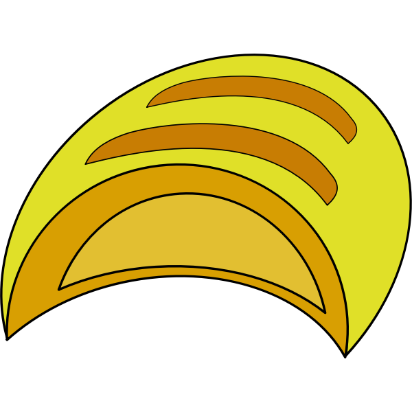 SVG Vector image of loaf of bread