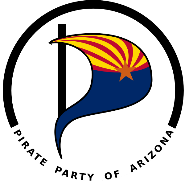 SVG Vector image of logo of Pirate Party of Arizona