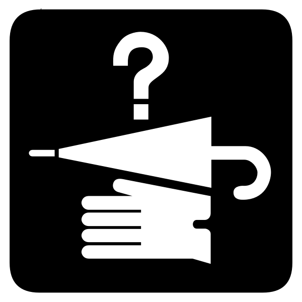SVG Vector image of lost and found map icon