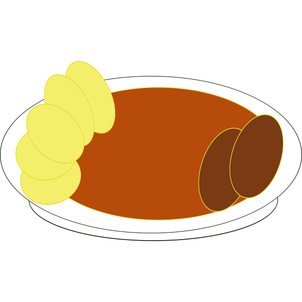 SVG Vector image of meal