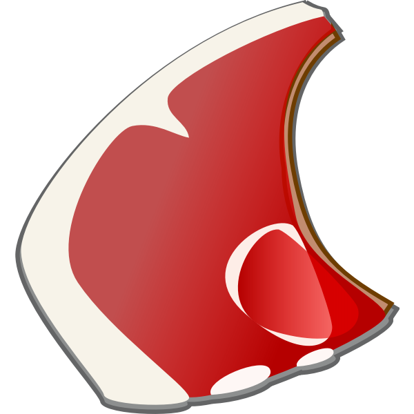 SVG Vector image of meat steak