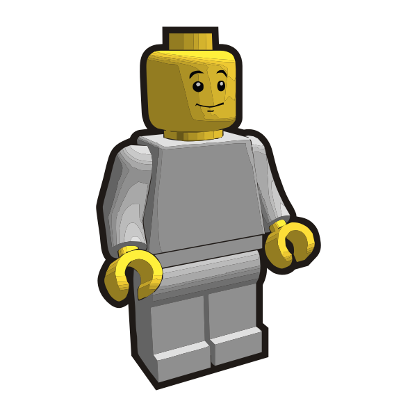 SVG Vector image of mini figure