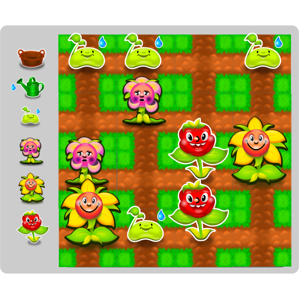 SVG Vector image of mobile phone game graphics