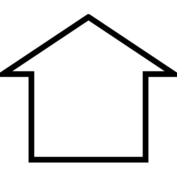 SVG Vector image of monopoly house icon
