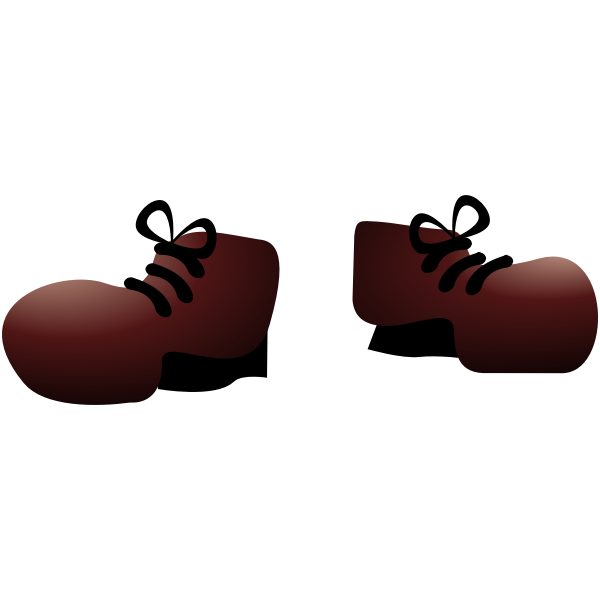 SVG Vector image of monster shoes