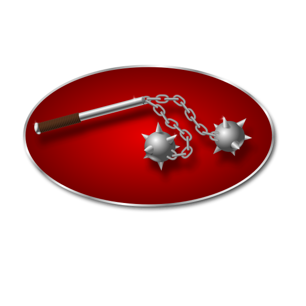 SVG Vector image of morning star
