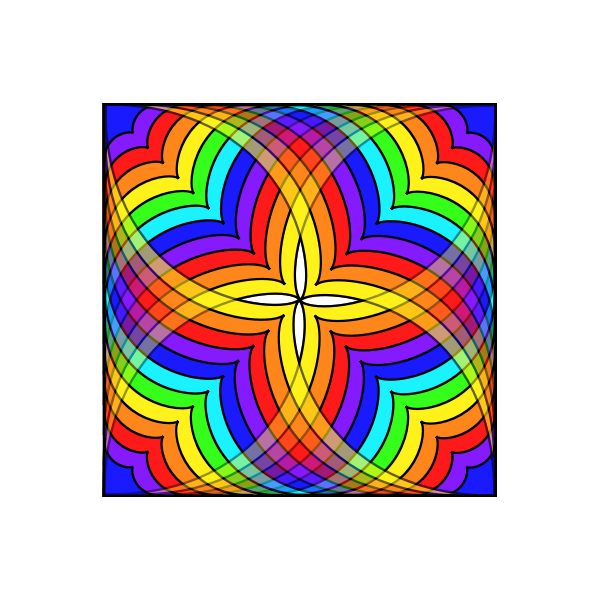 SVG Vector image of multicolor wallpaper