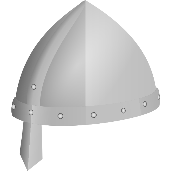 SVG Vector image of nasal helmet