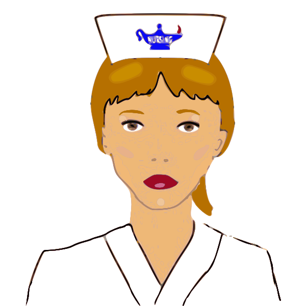 SVG Vector image of nurse