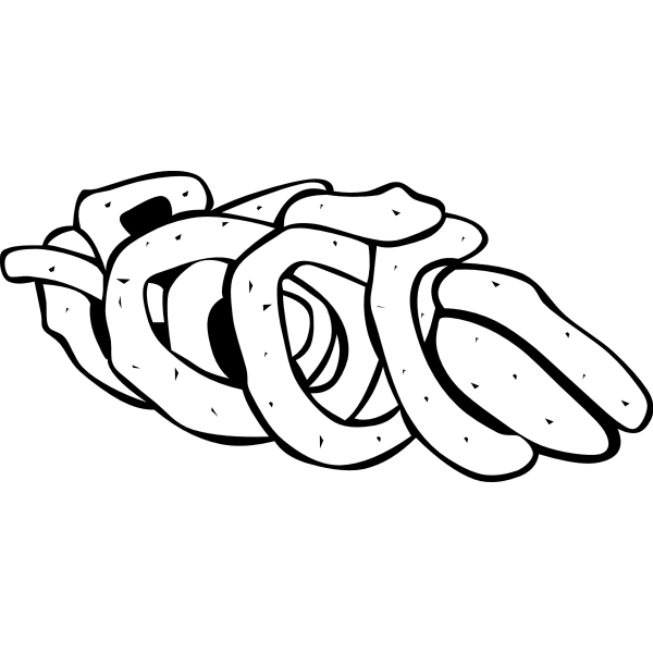 SVG Vector image of onion rings