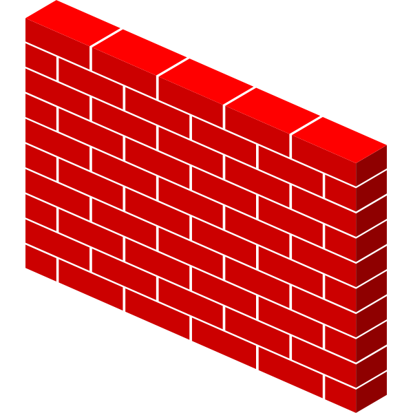SVG Vector image of pallet of bricks