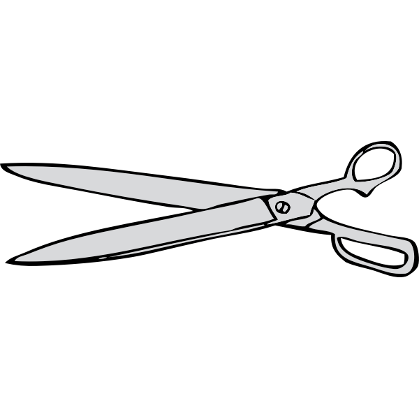 SVG Vector image of paper shears